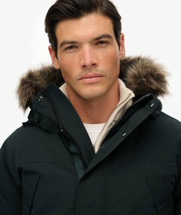 Everest Faux Fur Parka Jacket Image 4