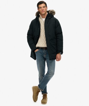 Everest Faux Fur Parka Jacket Image 3