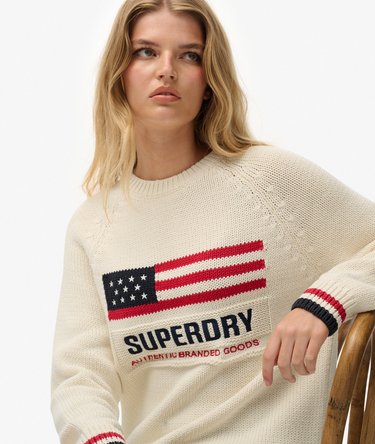 Americana Crew Knit Trui Image 2