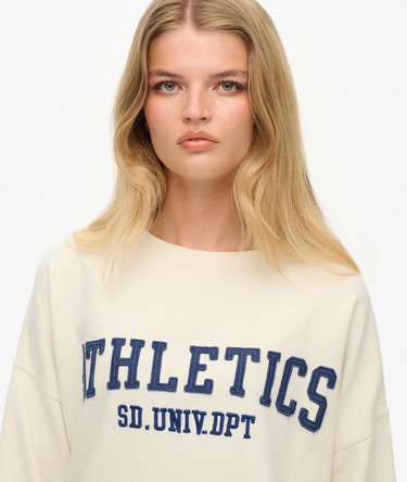 Athletic Essentials Applique Crew Sweatshirt Image 4