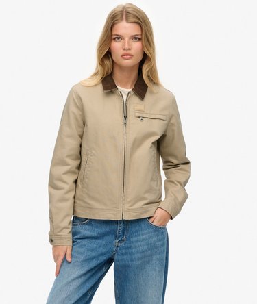 Cord Collar Quilt Ranch Jacket Image 6