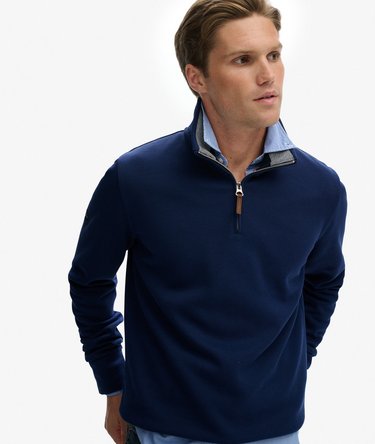 Core Pique Half Zip Sweatshirt Image 2