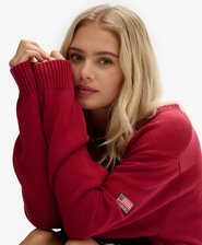 Oversized V Neck Jumper