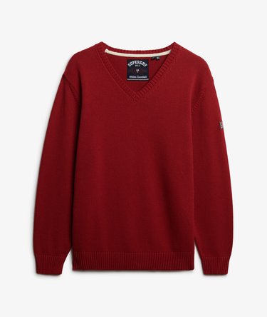Oversized V Neck Jumper Image 6