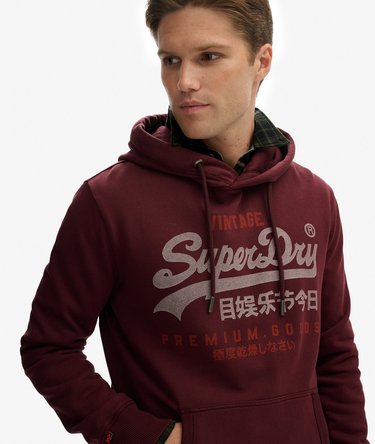 Vintage Logo Duo Classic Hoodie Image 2