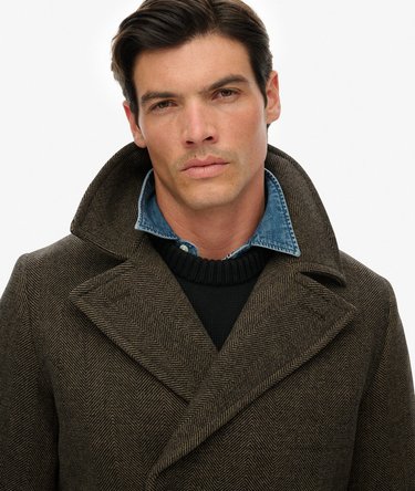The Merchant Store - Wool Long Coat Image 4