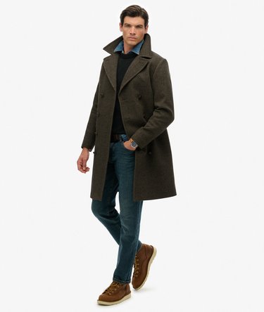 The Merchant Store - Wool Long Coat Image 3