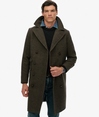 The Merchant Store - Wool Long Coat Image 1