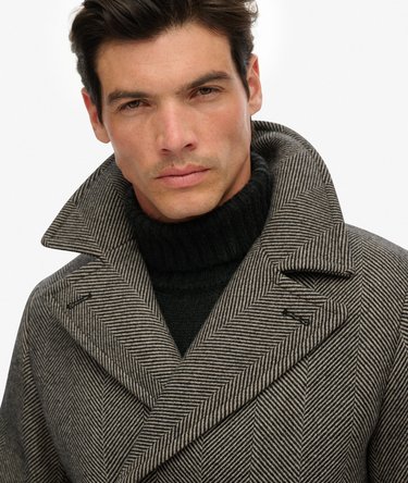 The Merchant Store - Wool Long Coat Image 4