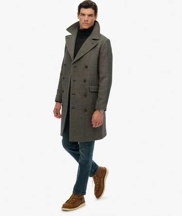 The Merchant Store - Wool Long Coat Image 3