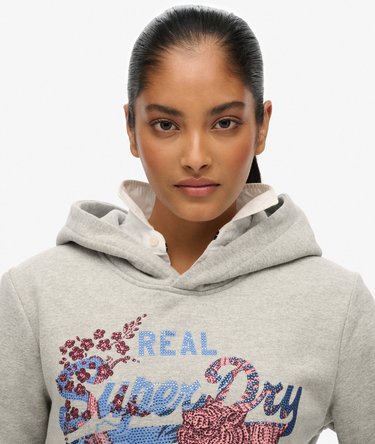 Tokyo Vintage Logo Relaxed Hoodie Image 4