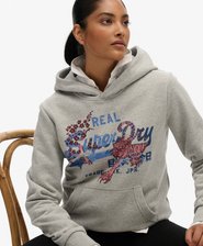 Tokyo Vintage Logo Relaxed Hoodie
