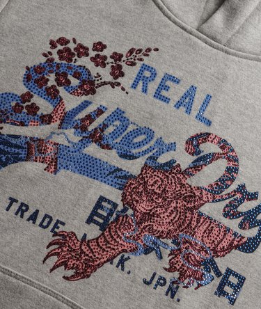 Tokyo Vintage Logo Relaxed Hoodie Image 6