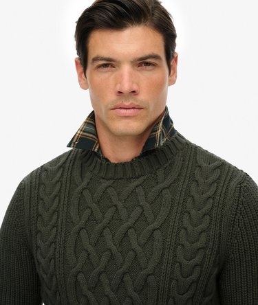 Jacob Cable Knit Jumper Image 4