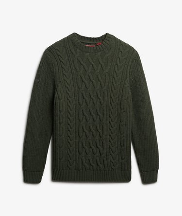 Jacob Cable Knit Jumper Image 6