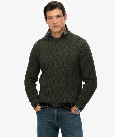 Jacob Cable Knit Jumper Image 1