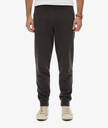 Essential Logo Half Brushed Joggers Image 4