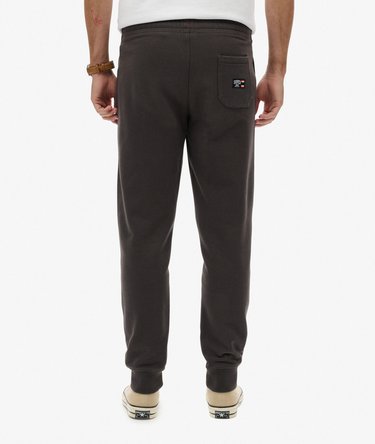 Essential Logo Half Brushed Joggers Image 5