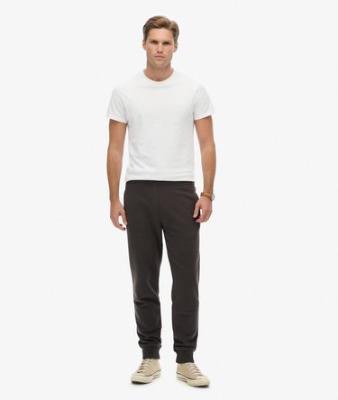 Essential Logo Half Brushed Joggers Image 1