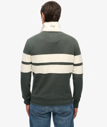Vintage Athletic Stripe Rugby Top Image 5
