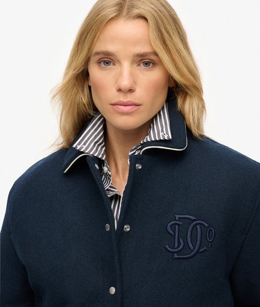 Country Club Wool Bomber Jacket Image 4