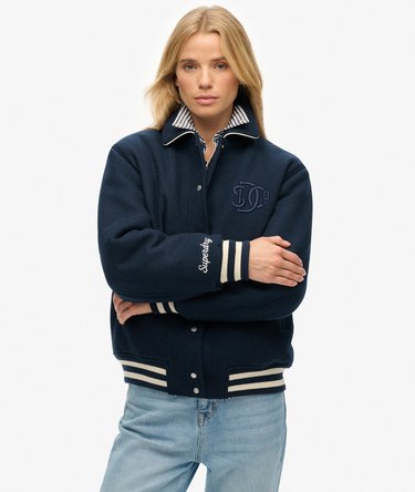 Country Club Wool Bomber Jacket Image 5