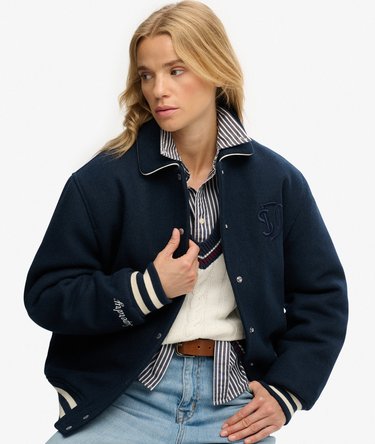 Country Club Wool Bomber Jacket Image 2