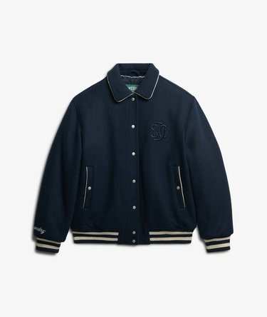 Country Club Wool Bomber Jacket Image 8