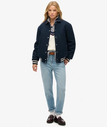 Country Club Wool Bomber Jacket Image 3