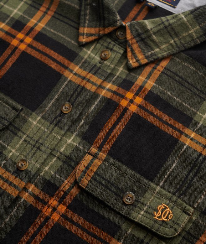 Chemise à carreaux jaune à manches courtes BDG | Urban Outfitters FR