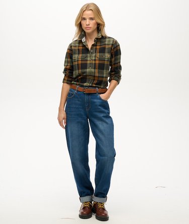 Lumberjack Check Flannel Shirt Image 3