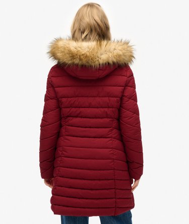 Fuji Faux Fur Hood Mid Length Image 6