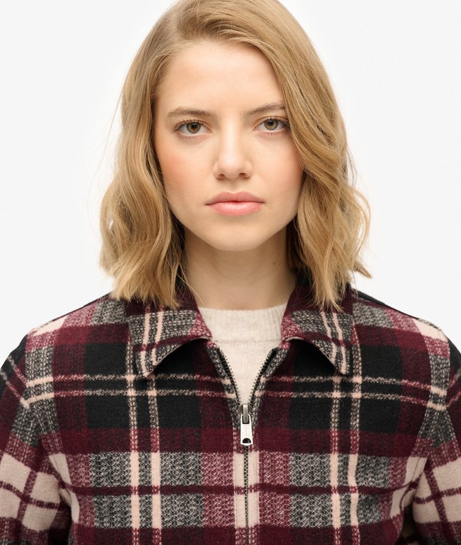 Checked Ranch Quilted Jacket
