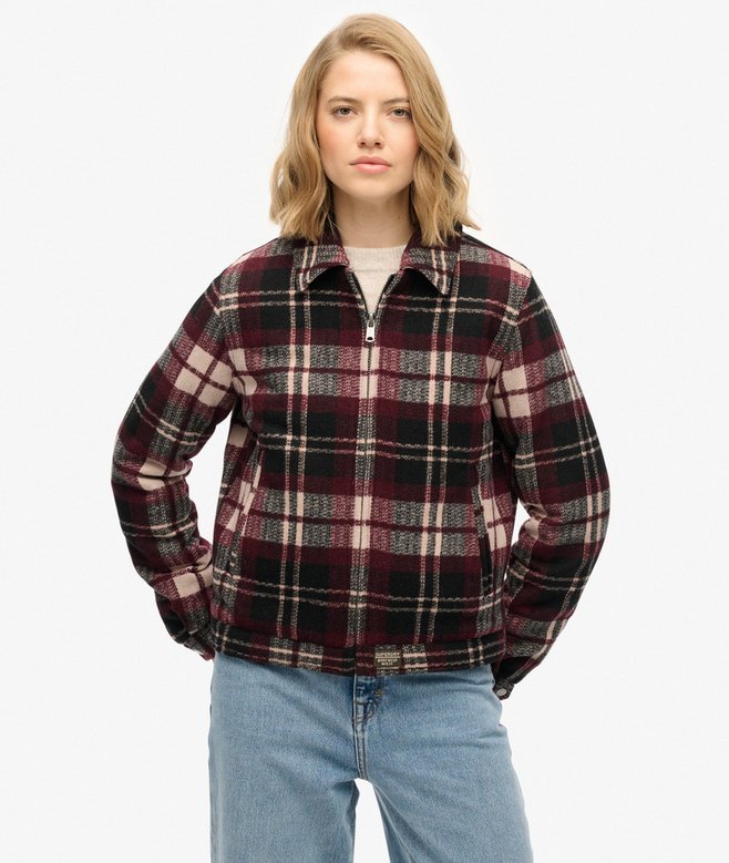Checked Ranch Quilted Jacket