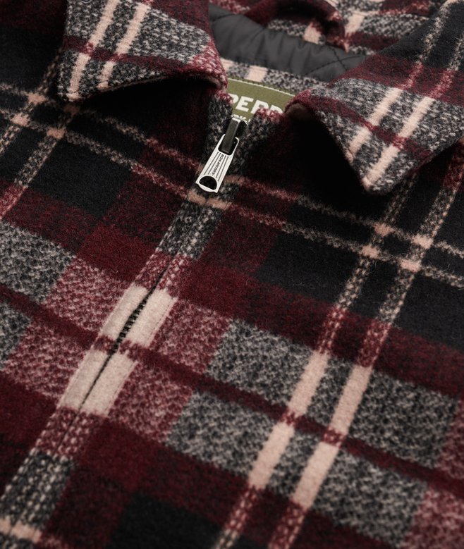 Checked Ranch Quilted Jacket