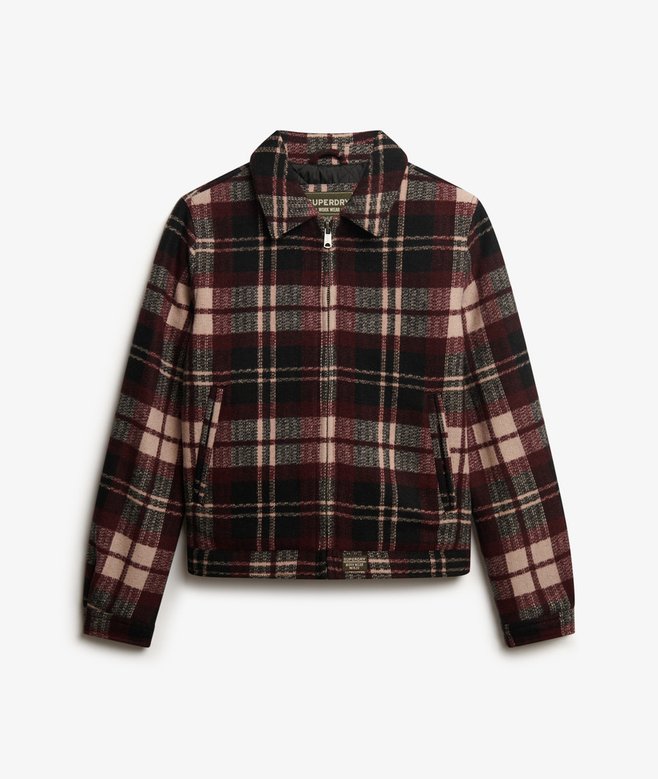 Checked Ranch Quilted Jacket