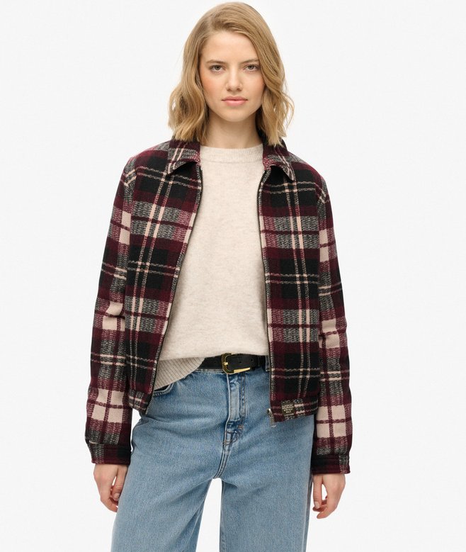 Checked Ranch Quilted Jacket