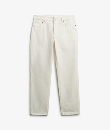 Organic Cotton Mid Rise Straight Jeans Image 7