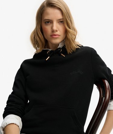 Felpa con cappuccio con logo ricamato Essential Image 2