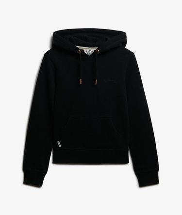 Felpa con cappuccio con logo ricamato Essential Image 6