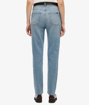 Jean mom taille haute en coton biologique Image 5