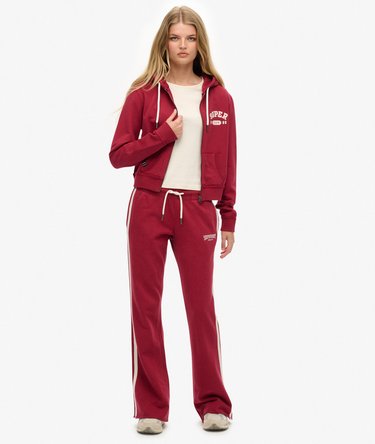 Athletic Stripe Flare Joggers Image 1