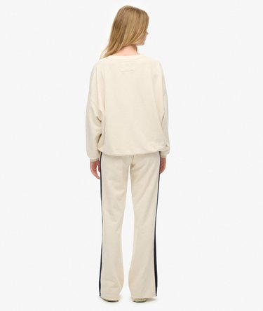 Athletic Stripe Flare Joggers Image 6