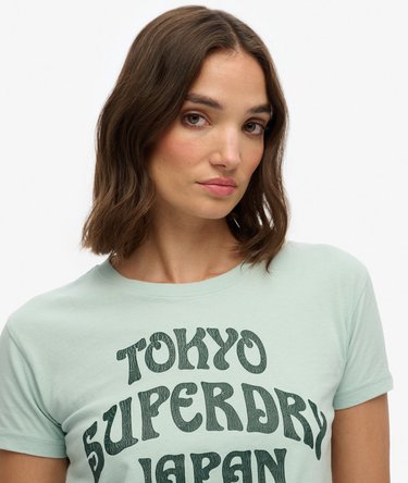 Surf Logo Fitted T-Shirt Image 4