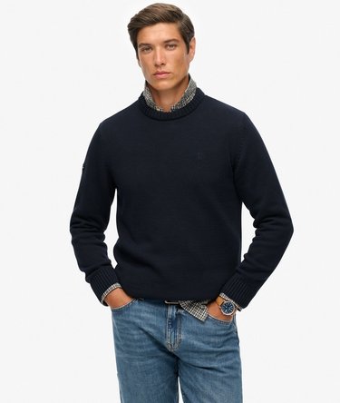 Preppy Baumwoll-Pullover Image 1