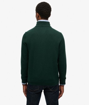 Wool Blend Half Zip Jumper Image 5