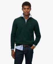 Wool Blend Half Zip Jumper