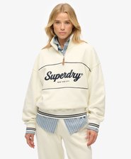 Country Club Sweatshirt mit Halbreißverschluss
