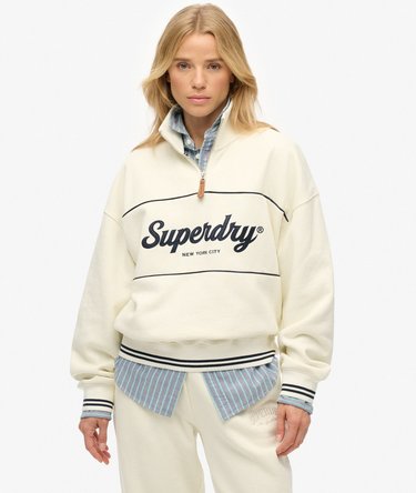 Country Club Sweatshirt mit Halbreißverschluss Image 1