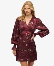 Mini Abito a Maniche Lunghe Jacquard